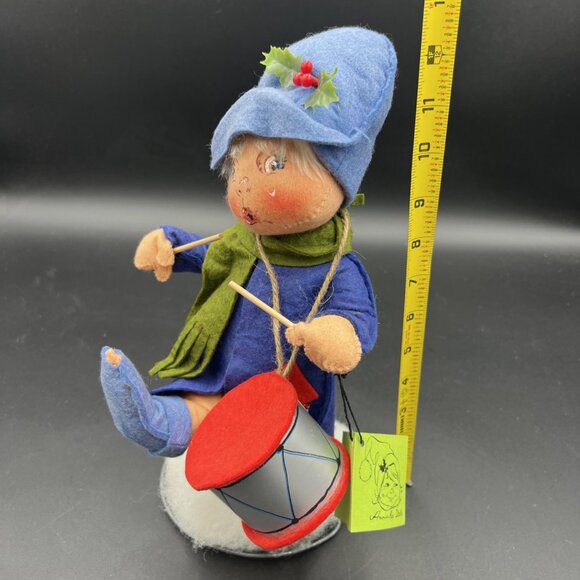 VTG Annalee Little Drummer Boy 12" Doll Christmas Whimsical Holiday Festive - Picture 11 of 11